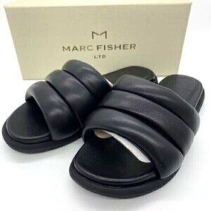 Marc Fisher Yessy Slip On Slide Sandals New